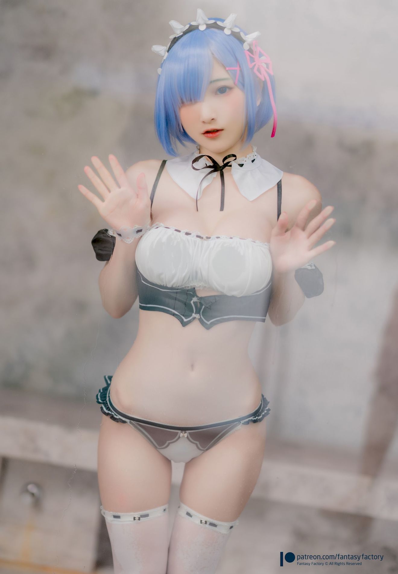 FantasyStoryͼ] ߻ͼ СDing Rem 2020.08 ķӾװ coserͼ swimsuit ģ P.1 