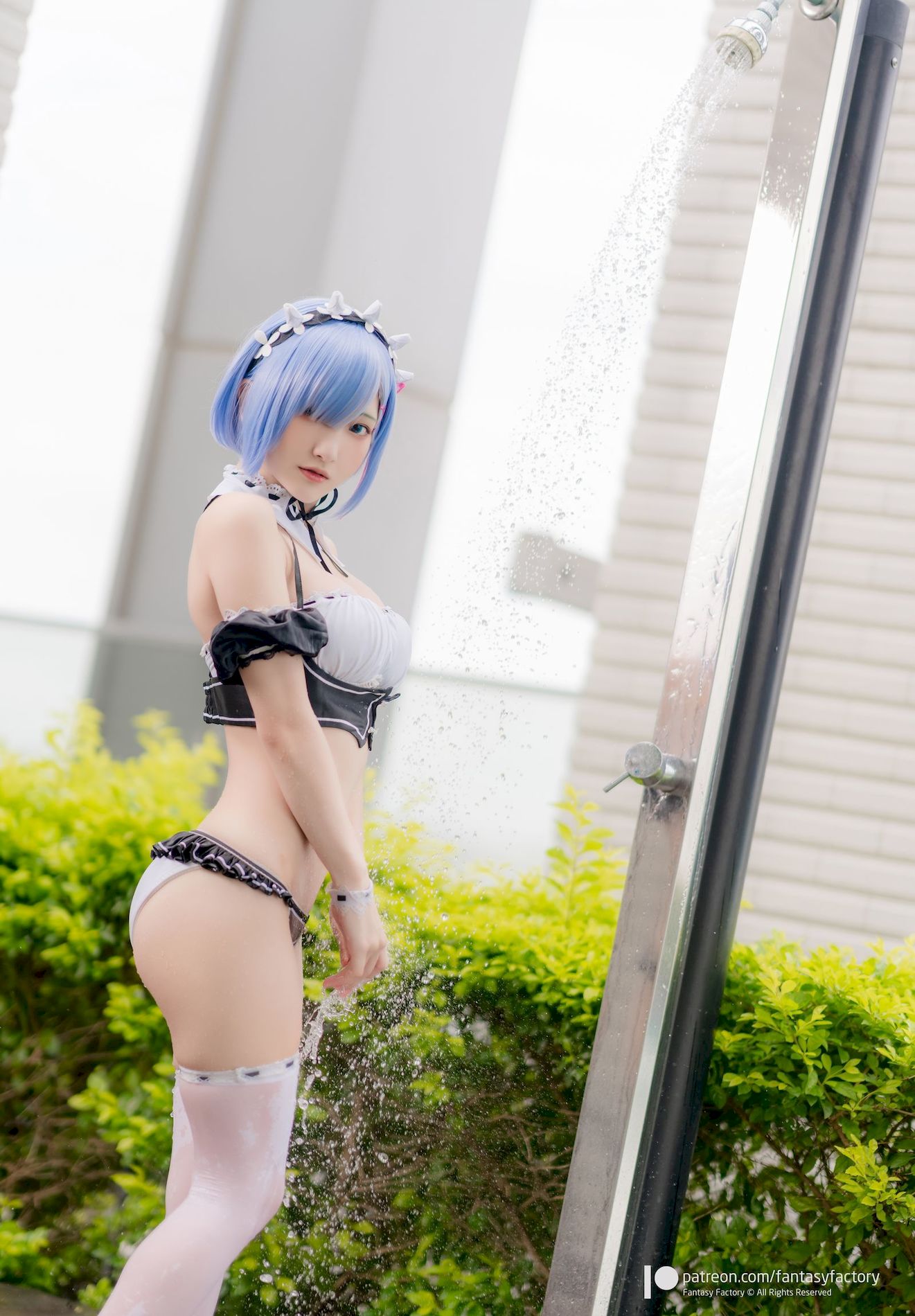 FantasyStoryͼ] ߻ͼ СDing Rem 2020.08 ķӾװ coserͼ swimsuit ģ P.1 