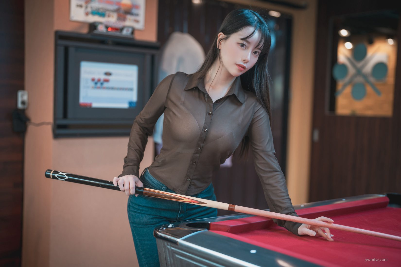 ZziZzi [ϺDJAWAӰ] Billiards 1 Girl ߻רͼ P.1 